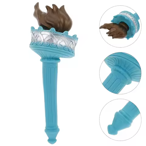 Statue of Liberty Headband Torch Set Exquisite Craftsmanship Costume Accessories for Halloween Fire 