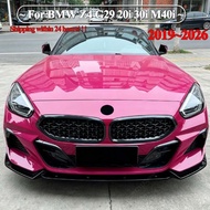 For BMW Z4 G29 20i 30i M40i 2019-2026 Car Front Bumper Splitter Lip Spoiler Diffuser ABS Glossy Blac