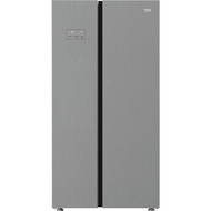 Beko ตู้เย็น Side by Side 19.8 คิว รุ่น GNE640E50VZP สีเงิน