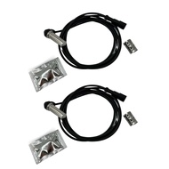 TORQUE 2 Pack of 6.6 ft 90 Degree Heavy Duty ABS Sensor Kit Replaces Meritor R955342 (TR955342)