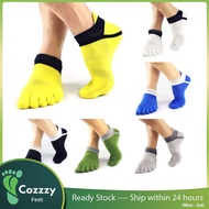 Cotton Sports Five 5 Toe Toes Stokin Jari Finger ankle socks Soccer Bike Bicycle Running Sports Comf