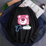 LOTSO BEAR xs-3xl strawberry teddy bear popcloset tshirt woman baju t-shirt lengan panjang perempuan muslimah viral 012