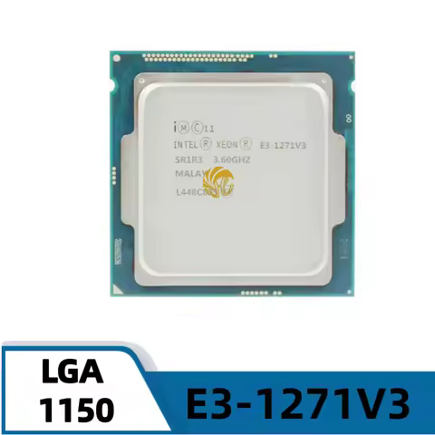 Intel Xeon E3-1271V3 3.6 GHz Quad-Core Eight-Thread CPU L2=1M L3=8M 80W LGA 1150 E3 1271 V3 E3 1271v