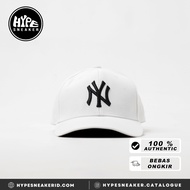 MLB NY BLACK WHITE CAP - ONE SIZE ADJUSTABLE 100% ORIGINAL