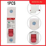 【WELV】1PCS DC Circuit Breaker DC 500V Unipolar MCB Solar PV 10 16 20 32 40 63 Amp