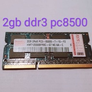 Laptop frame mac netbook hynix 2rx8 2gb ddr3 pc8500 pc-8500 pc3-8500s-7-10-f2 Double chip 16 ic 1066