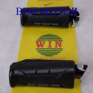 BJM MOTOR - Footstep Blade 110 2011 2012 2013 2014 WIN | Rear footrest set rightKiri pair of rubber 