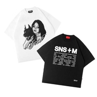 【Ori】 DAWG .WHITE SNS+M RESPONSE.BLACK I TSHIRT I SORRYNOTSORRY.BI+CH I SNSB Combed Distro Hitam Kao