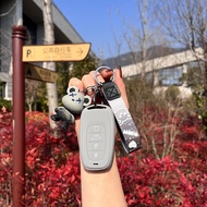 Didedikasikan kepada 22 set kunci Hongqi H5 perlindungan alat kawalan jauh H9 ehs9 sarung kunci kere