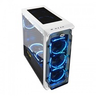 Segotep LUX II + 3 x Lighting 12CM RGB Fan Medium Tower ATX Gaming Casing White