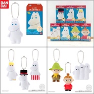 Moomin Valley Friends Fluffy Mascot Doll Key Chains Snufkin พวงกุญแจ มุมินและเพื่อน มี 7 แบบ Bandai