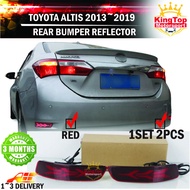 TOYOTA ALTIS 2014-2019 REAR BUMPER REFLECTOR w/RUNNING LIGHT (2pcs)