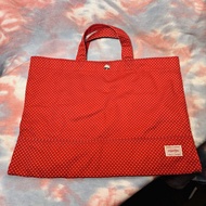 90% head porter red dot handbag totebag hand bag tote bag handle bag  紅色波點手提袋 布袋