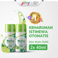 [Paket Isi 2] Stella Mini Matic Refill Green Fantasy 40ml - Isi Ulang (Refill) Pengharum dan Pewangi