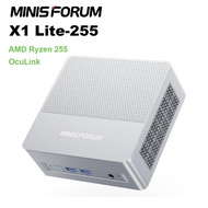 MINISFORUM X1 Lite-255 Mini PC AMD Ryzen 7 255 Radeon 780M Dual DDR5 RAM M.2 SSD USB4 4K 2.5G LAN Wi