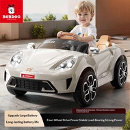 Kids 4WD Electric Ride-On Car 4-Wheel Baby Toy Car Remote Control Rechargeable Ride Car Boys Girls