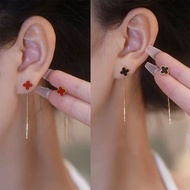 Women's Clover Drop Earrings Titanium Steel Anti-Rust Fade