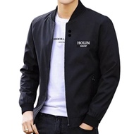 Men's Black Bomber Jacket Executive Bomber/ Men's Executive Taslan Waterproof Bomber Jacket/ Executi