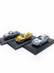 Kyosho Kyosho Initial D Comic Edition Three Car Set 1/64 Initial D Alloy Car Model Limited Edition C