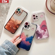 Soft Case Silikon Desain Matahari Terbenam Untuk VIVO Y12S Y33S Y21