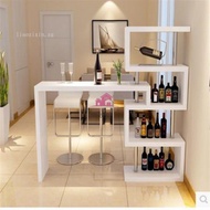 Simple household living room wall bar counter rotating bar counter table computer desk restaurant pa