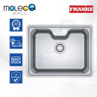 Franke Franke Stainless Steel Bell Microdekor One Piece Kitchen Sink Sinki Dapur Sink Bowl BCT 610-6