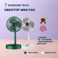 Folding Fan Kipas Mini Lipat Rechargeable Aromatherapy USB Fan Mini Fan Desktop Fan Portable Fan Coo