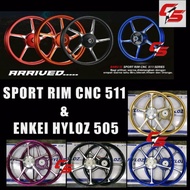 Enkei Hyloz  FG 505 & MAGIC BOY FG 511 CNC Sport Rim Y15ZR Y15 Y16ZR Y16 LC135 SRL115 KRISS WAVE125 