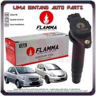 Honda City SEL , Jazz GD SAA Ignition Coils , Plug Coil YEC Flamma *Original* ( IDSI , VTEC 1.5 L L1