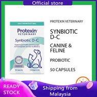 Protexin Veterinary Synbiotic D-C for Canine Dog & Feline Cat Kucing 50 Capsules