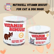 NUTRICELL VITAMIN BISCUIT FOR CAT & DOG 100GR - Nutricell CAT & DOG Vitamin Snack 100gr