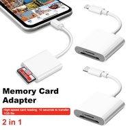 OTG Card Reader 2 In 1 SD TF Memory Card Adapter SD TF Card Reader Data Converter For Camera Phone M