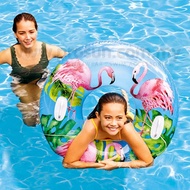 Ombak9 Intex Transparent Tube 97-cm / 38-Inches Inflatable Swim Ring Children Age 9+ Float Floaties 