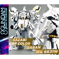 MG 6631W Sazabi GBP Color Fighter Ver Ka Assembly Model [White Color]