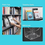 [AuraMio] Clear 1/2/3 Layers A6 Brochure Holder Transparent Flyer Menu Card Stand for Restaurant Rec