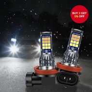 2Pcs 24LED Dual Color Car LED Fog Lights H3 Bulb H4 H7 H11 H8 Super Bright 9006 H16 P13W  2Pcs 24LED