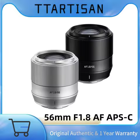 TTArtisan 56mm F1.8 APS-C Autofocus Lens Large Aperture Full Metal Body for Sony E Fuji XF Mount