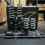 FTUNED X Series Coilover for Toyota Vios AC100 | Height + Damping Adjustable