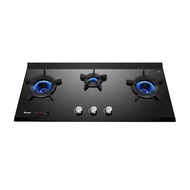 RINNAI RB-3CGT 3 Inner Burner Gas Hob (Glass) Built-in Gas Stove RB3CGT