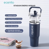 ECENTIO Thermos Glass Classic Stainless Steel Tumbler/ 1200 SUS 304 Cold Resistant 24 Hours Heat 14 