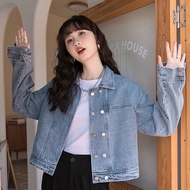 ZUCA} S~(Ready Stock) Motorcycle Denim Jacket- (AW-2725)