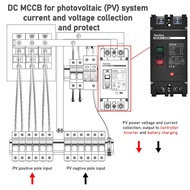 2026 High quality  DC Circuit Breaker 2P 600V MCCB 63/80/100/125/200/250 Amp Recycle Fuse Solar Pane