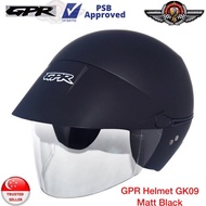 GPR Helmet GK09 Matt Black (PSB Approved)