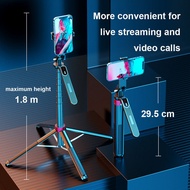P185 Tripod/Quadpod Bluetooth Selfie Stick Remote HP 360 Height 1.8m Stabilizer