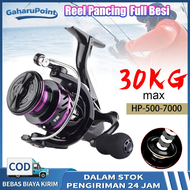 Reel Pancing Full Besi 12 Bearing 5.2:1 Metal Fishing Spinning Reel Ril Pancing katrol bahan metal 1