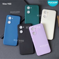 Vivo Y03 Y03t Softcase Macaron Square Plain Case Vivo Y03 Y03t