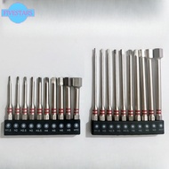 10 Pcs Screwdriver Hex Bits Set H1.5 H2 H2.5 H3 H4 H5 H6 H8 H10 mm 65mm or 100mm