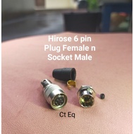 Connector 6 Pin Plug Female n Socket Male Jack 6pinHirose