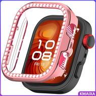 กากเพชร PC นาฬิกาเคสสำหรับหัวเหว่ยกลวงใส่ได้พอดีกับกรอบนาฬิกา4Pro กรอบกันกระแทกคริสตัลเพชร4ชิ้นสำหรั