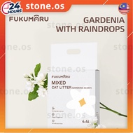 FUKUMARU Gardenia With Raindrops Bentonite Mixed Tofu Cat Litter 福丸栀子花豆腐砂